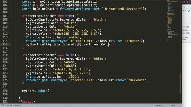 How to Implement Dark Mode in Chart JS