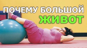 Большой Живот, в чем причина. Как Убрать Живот. Как Похудеть