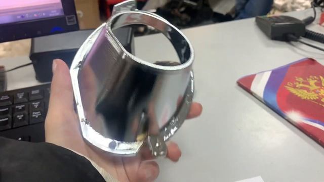 Окантовка хромированная вставки ПТФ правая Geely MK, 101800615101 смотреть онлайн