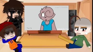 РЕАКЦИЯ Baldi's Basics НА Piggy | gacha club/life