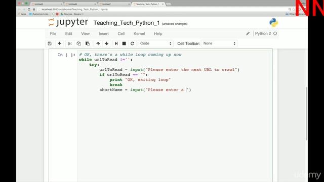 python our first serious program downloading a web page|python programming part-11 смотреть онлайн