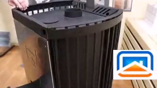 Дровяная печь для бани и сауны Теплодар Домна смотреть онлайн