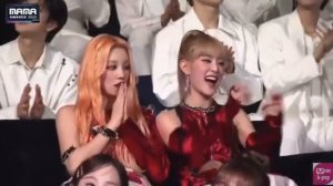 NewJeans & (G)I-dle's reaction to Itzy's performance in MAMA 2022