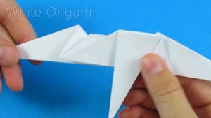 Origami dinosaur T-REX easy