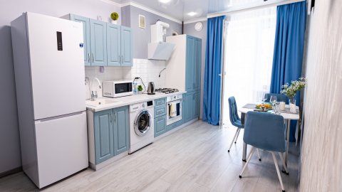 Аренда квартиры в Калининграде/ Новая евродвушка c большой кухней-гостинной