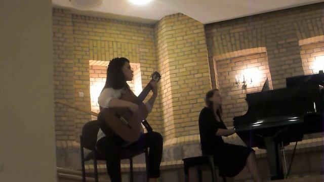 Alicja Zielke (git) and Anna Zazula (p) play Concerto for guitar and orch. by Heitor Villa-Lobos смотреть онлайн