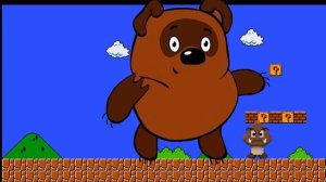 WINNIE THE POOH vs mario  Винни Пух анимация animation #2