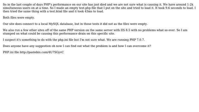 DevOps & SysAdmins: PHP slow on IIS with thousands of users смотреть онлайн