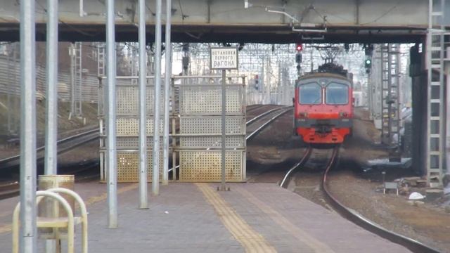 Электропоезда ЭД4М-0330\0304 платформа Чухлинка 25.03.2019 смотреть онлайн