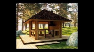 Беседки из дерева,металла и поликарбоната своими руками