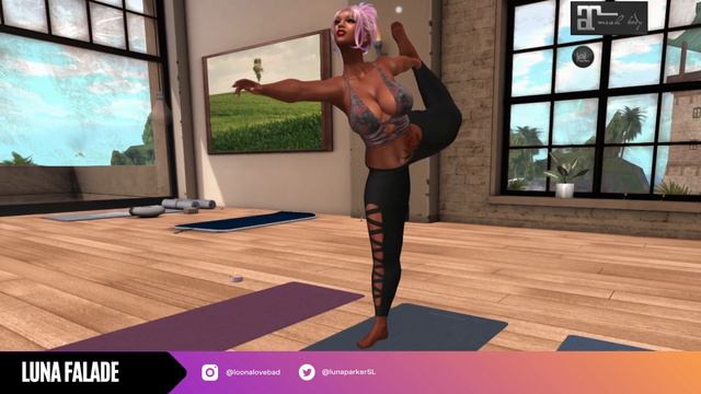Guided quick yoga  Second Life  Roleplay