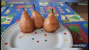 Пьяные груши. Рецепт