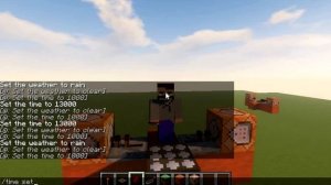 Automatic Clear Weather and Time set day in Minecraft!