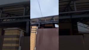 Навес для автомобиля из мягкой кровли