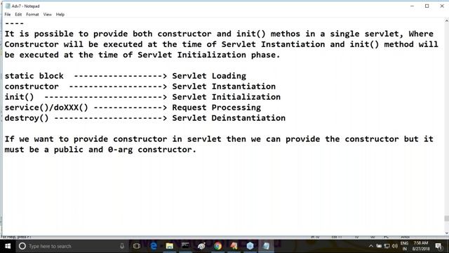 ADV. JAVA - SERVLETS || Session - 17 || by Mr. Nagoor Babu On 27-08-2018 смотреть онлайн