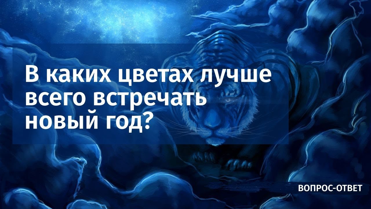 В каких цветах лучше всего встречать новый год