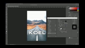 Adobe Photoshop Full Course - Distort Drop Shadow For Text -Tutorial #20