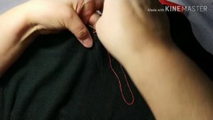 DIY. Швейные лайфхаки. Оригинальные ручные швы. Переделка горловины.