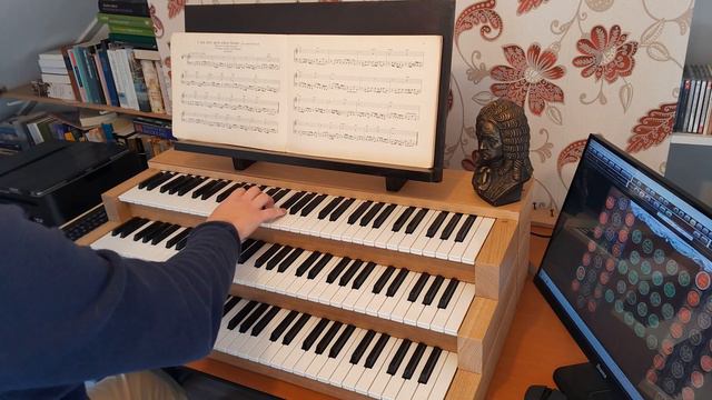 Telemann & Bach - O Haupt voll Blut und Wunden - Trost organ, Hauptwerk