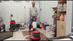 Роторная машина для пола. Как работать на роторе?