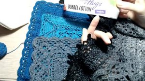 Оформляем край шали. Мой вариант обвязки.