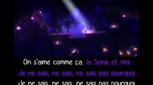 Vanessa Paradis et M - La Seine - Karaoké