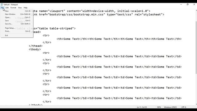 Bootstrap Table Classes - Bootstrap5 Tutorial 13 смотреть онлайн