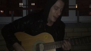 ? Хаски - панелька cover под гитару  (не Noize mc) official video cover ?