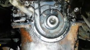 Замена прокладки масляного насоса Ford Escort 1.4 бензин