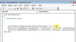 Excel - Adjust Shape Dimensions Using Formula Result In Excel - Episode 1899