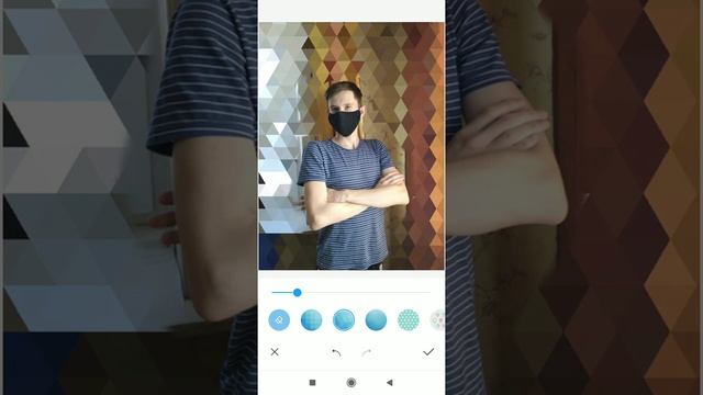 Как сделать размытый фон на фото в галерее на телефоне Redmi. Без всяких приложений.