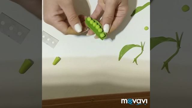 МК горох из полимерной глины смотреть онлайн