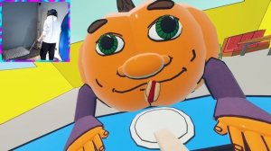 МИСТЕР ТЫКВА ОЧЕНЬ ГОЛОДНАЯ!! (Hungry Pumpkin VR)