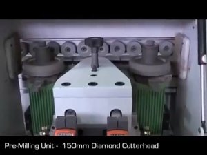 Узел прифуговки на кромкооблицовочном станке KDT