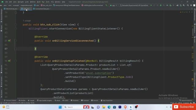 Google Play Billing Library PART 3 | version = "5.1.0" | In App Subscription 2023 | Android JAVA смотреть онлайн