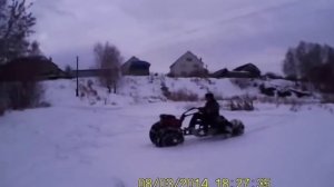 снегоход с мотоблока