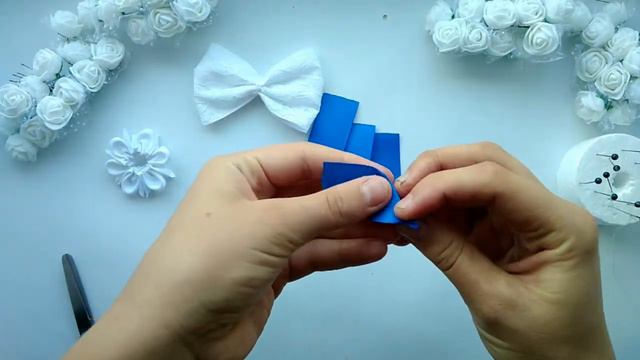 Нарядные школьные бантики на 1 сентября🎀 Канзаши / МК / Lidiya Smile