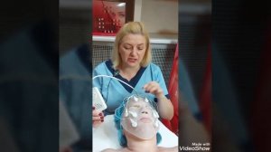 Процедура антикупероз: VIB mask + гидрогелевая маска от Dermia Solution