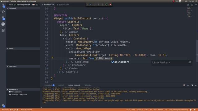 Flutter - Google Maps and Markers смотреть онлайн