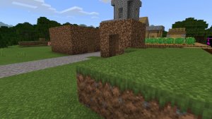 Кто то мой дом заменил землёй в майнкафте!!