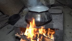 Myvillage official videos EP 762 || Cooking greens and sukuti vegetables in the village