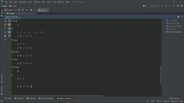 #7. Логический тип bool. Операторы сравнения и операторы and, or, not | Python для начинающих