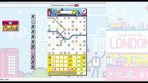 Next Station London. Играю соло на BoardGameArena.