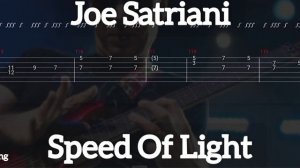 Joe Satriani - Speed Of Light ( Tab Guitar )