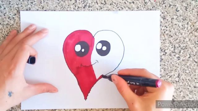 РИСУЕМ ДЛЯ ДЕТЕЙ/ ПРОСТЫЕ РИСУНКИ/ СЕРДЕЧКО