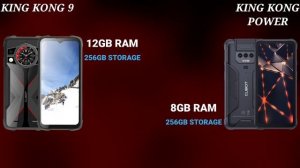 Cubot King Kong 9 vs Cubot King Kong Power