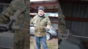 Посадка картофеля под "Бур".