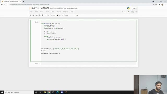 How to create Binary search algorithm in python смотреть онлайн