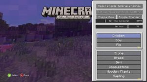 Working DEBUG MENU TU1 - Minecraft: Xbox 360 Edition!