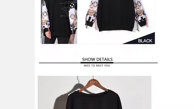 XITAO черные свитшоты с длинным рукавом Женский пуловер в стиле пэчворк с кисточками Harajuku пул смотреть онлайн